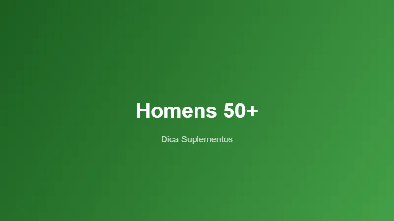 Suplementos homens 50 prostata featured